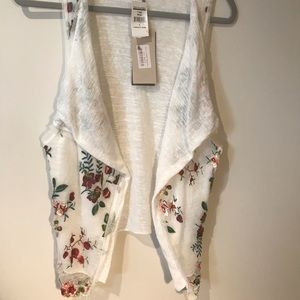 Lola Made In Italy Embroidered Vest, size L